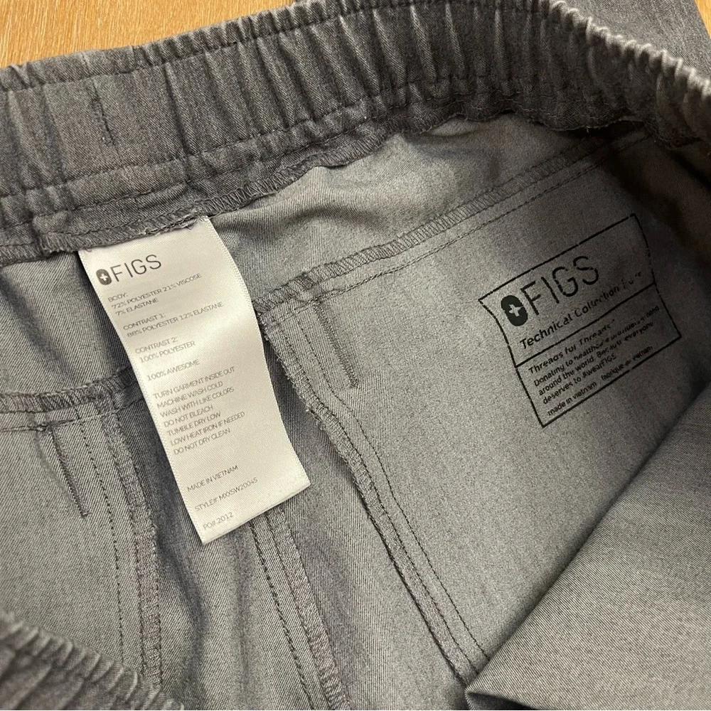 Figs Gray Tansen Jogger Scrub Pants L